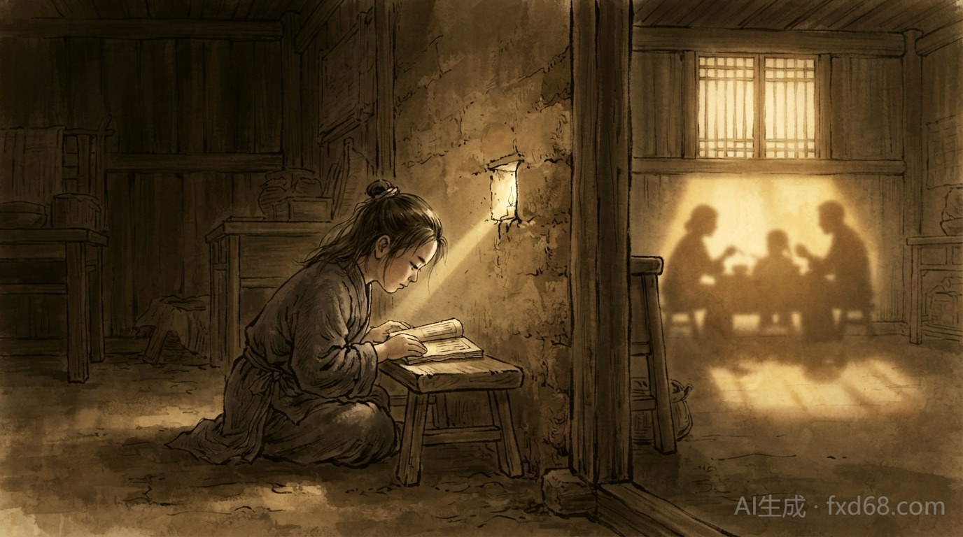凿壁偷光