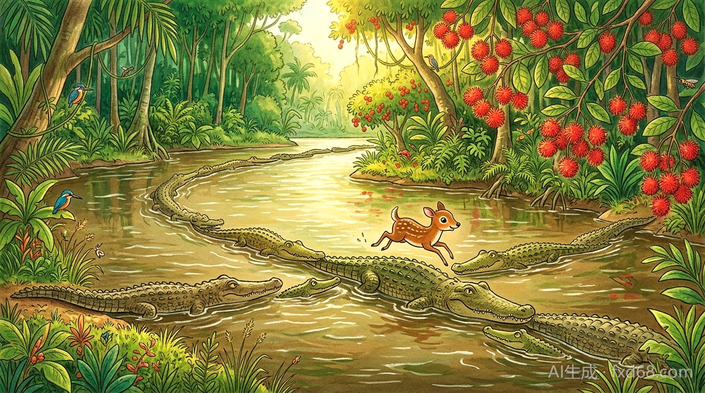 鼠鹿过河